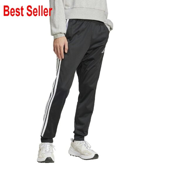 Men's Tapered Track Pants Regular Fit Tricot Fabric Activewear Lounge Wear